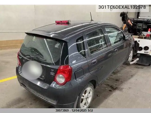 3G1TC6DEXAL132578 2010 Chevrolet Aveo Lt