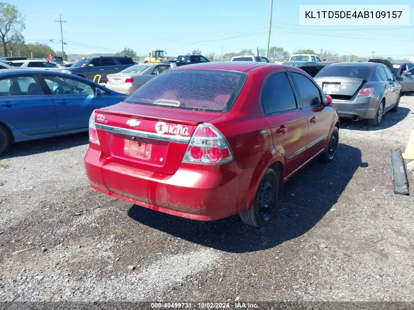 KL1TD5DE4AB109157 2010 Chevrolet Aveo Lt