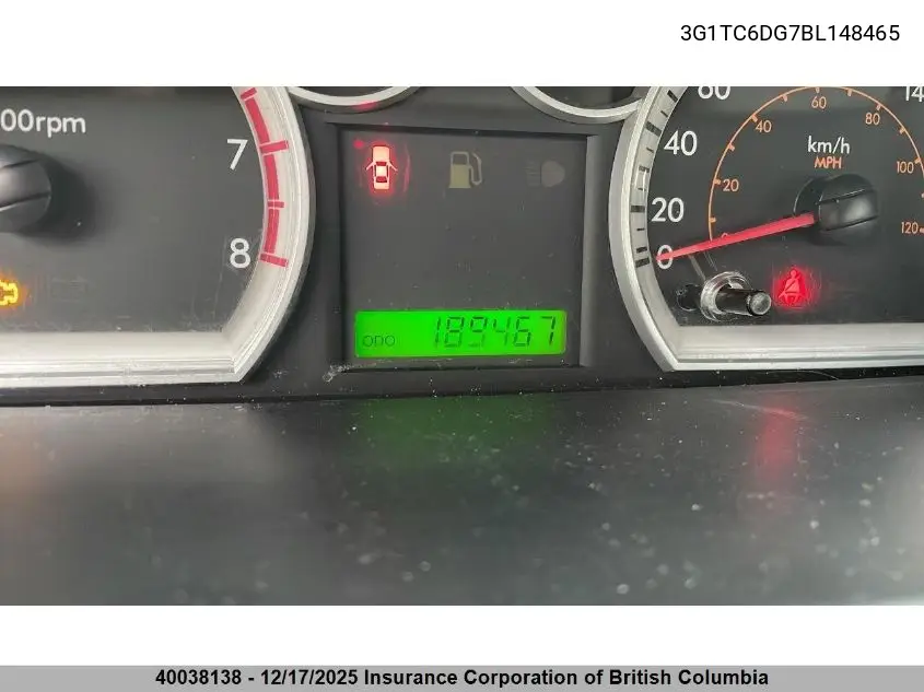 3G1TC6DG7BL148465 2011 Chevrolet Aveo