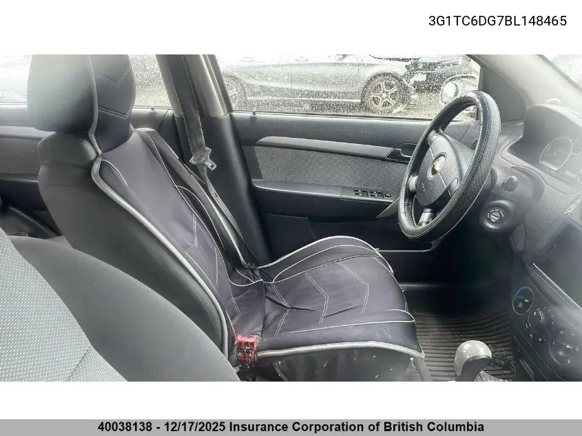 3G1TC6DG7BL148465 2011 Chevrolet Aveo