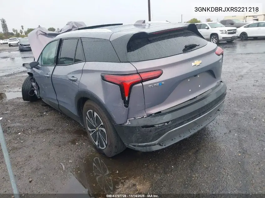 3GNKDBRJXRS221218 2024 Chevrolet Blazer Ev Eawd 2Lt