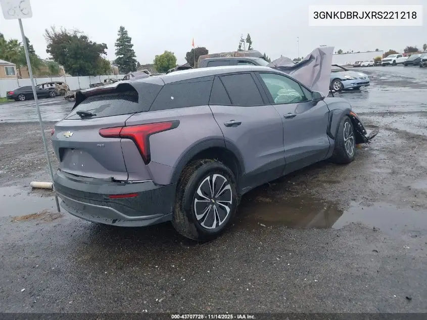 3GNKDBRJXRS221218 2024 Chevrolet Blazer Ev Eawd 2Lt