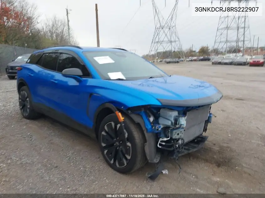 3GNKDCRJ8RS222907 2024 Chevrolet Blazer Ev Eawd Rs