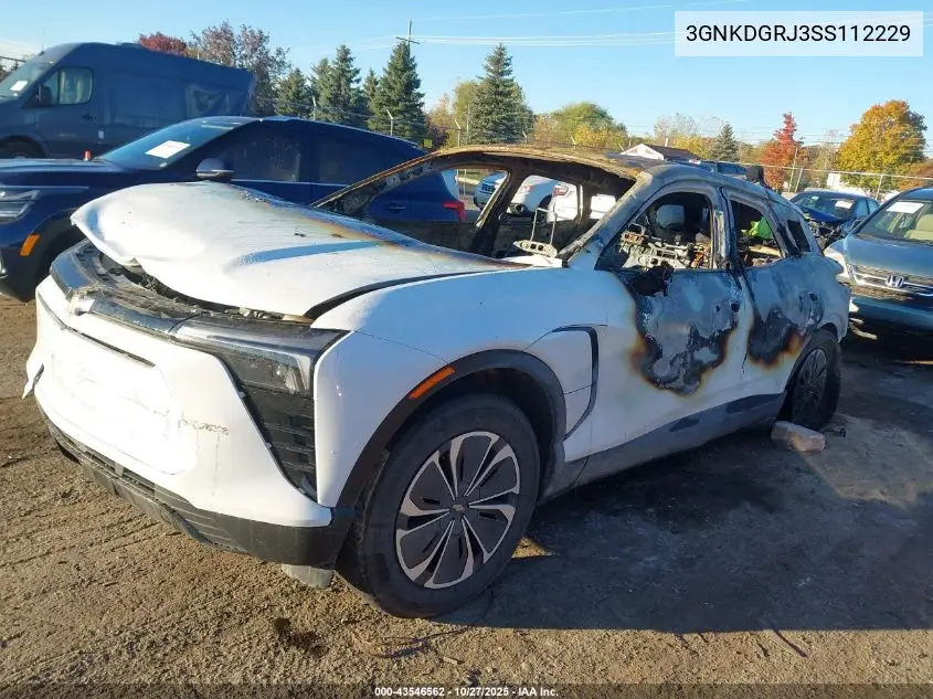 3GNKDGRJ3SS112229 2025 Chevrolet Blazer Ev Lt Awd