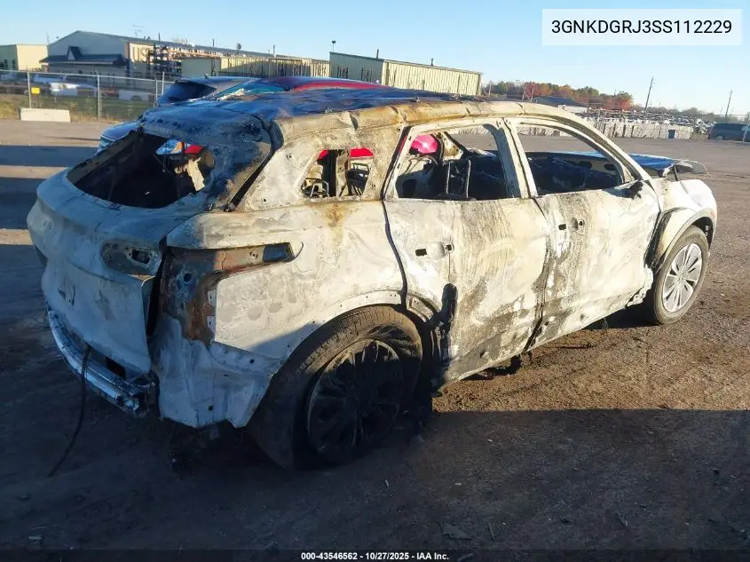 3GNKDGRJ3SS112229 2025 Chevrolet Blazer Ev Lt Awd