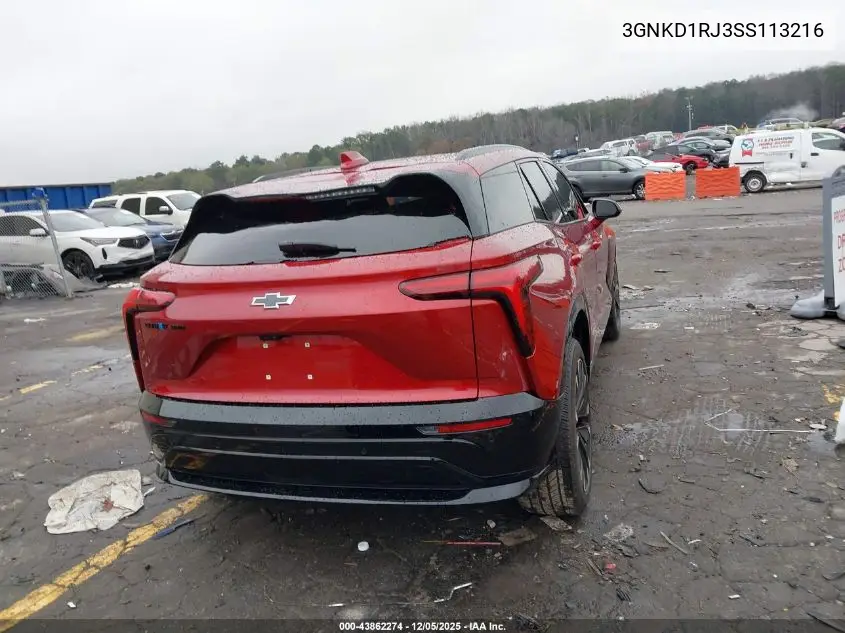 3GNKD1RJ3SS113216 2025 Chevrolet Blazer Ev Rs Awd