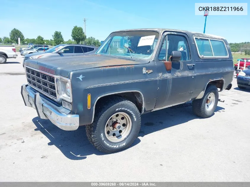 1978 Chevrolet Blazer VIN: CKR188Z211966 Lot: 39659268