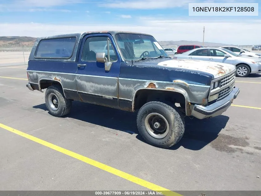 1989 Chevrolet Blazer V10 VIN: 1GNEV18K2KF128508 Lot: 39677909