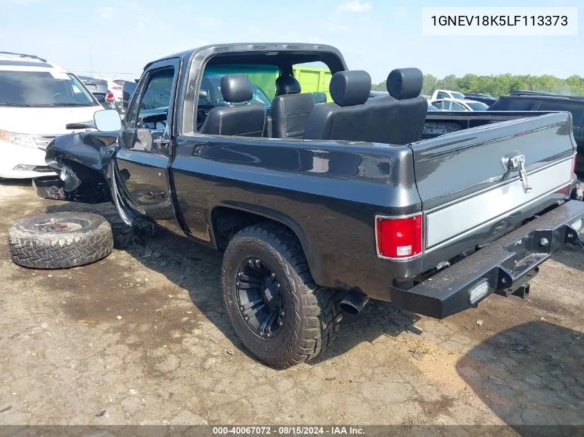 1990 Chevrolet Blazer V10 VIN: 1GNEV18K5LF113373 Lot: 40067072