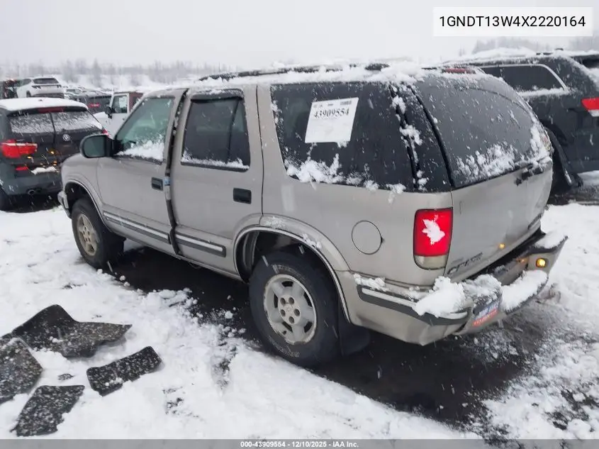 1GNDT13W4X2220164 1999 Chevrolet Blazer Ls