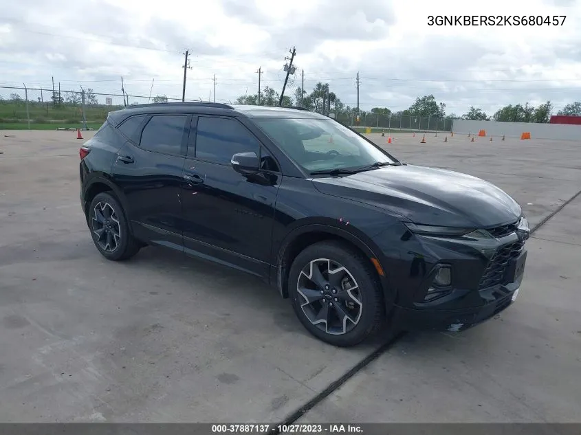 3GNKBERS2KS680457 2019 Chevrolet Blazer Rs