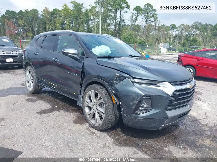 2019 Chevrolet Blazer Premier VIN: 3GNKBFRS8KS627462 Lot: 40297696