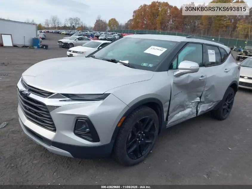 3GNKBGRS7KS693815 2019 Chevrolet Blazer