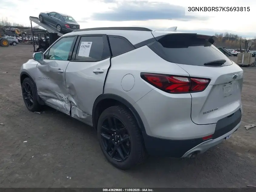 3GNKBGRS7KS693815 2019 Chevrolet Blazer