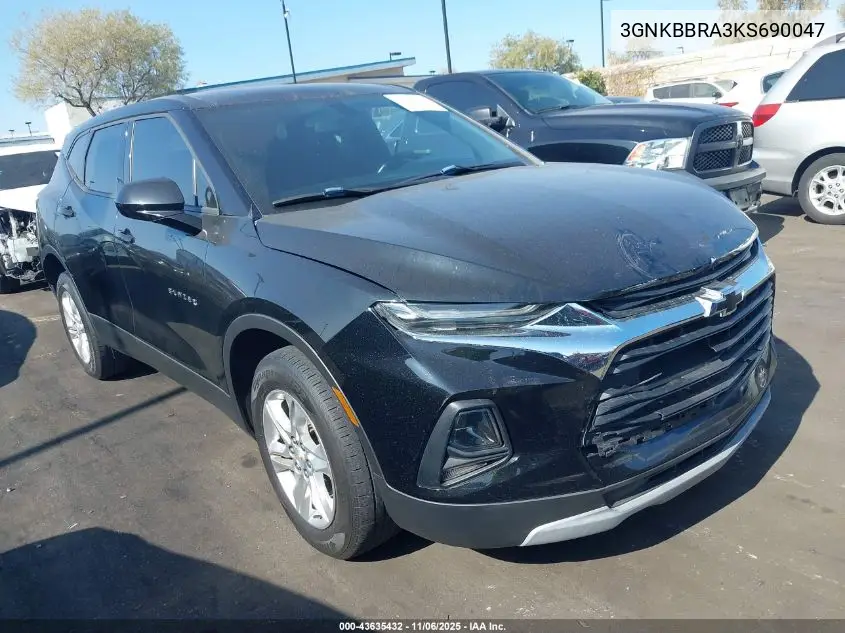 3GNKBBRA3KS690047 2019 Chevrolet Blazer