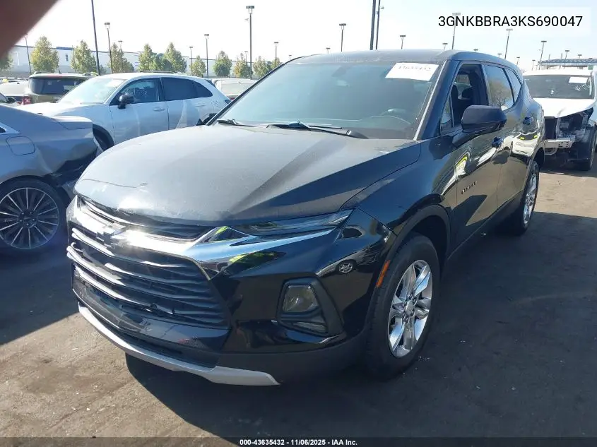3GNKBBRA3KS690047 2019 Chevrolet Blazer