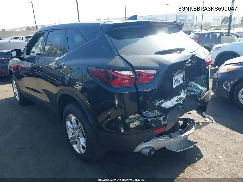 3GNKBBRA3KS690047 2019 Chevrolet Blazer