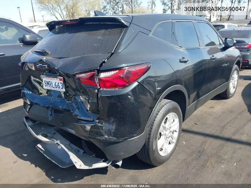 3GNKBBRA3KS690047 2019 Chevrolet Blazer