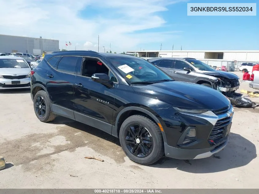 2020 Chevrolet Blazer Fwd 3Lt VIN: 3GNKBDRS9LS552034 Lot: 40218718