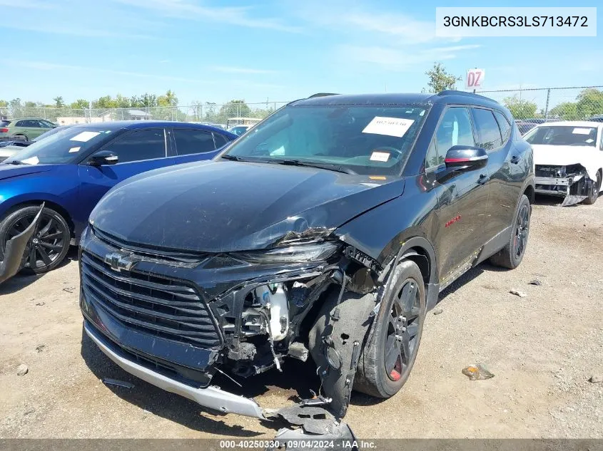 2020 Chevrolet Blazer Fwd 2Lt VIN: 3GNKBCRS3LS713472 Lot: 40250330