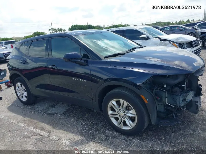 3GNKBBRA0LS621978 2020 Chevrolet Blazer 1Lt