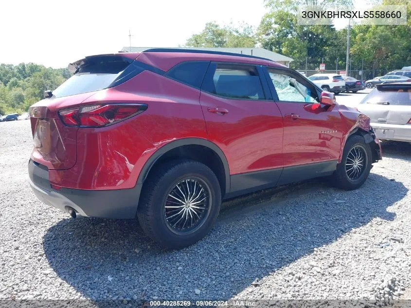 2020 Chevrolet Blazer Awd 2Lt VIN: 3GNKBHRSXLS558660 Lot: 40285269