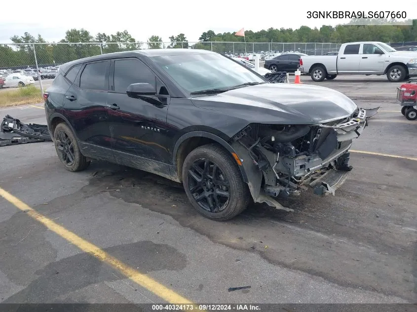 2020 Chevrolet Blazer 1Lt VIN: 3GNKBBRA9LS607660 Lot: 40324173