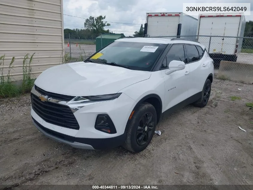 2020 Chevrolet Blazer Fwd 2Lt VIN: 3GNKBCRS9LS642049 Lot: 40344811