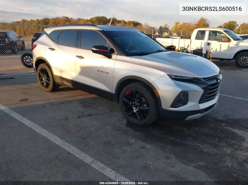 3GNKBCRS2LS600516 2020 Chevrolet Blazer Fwd 2Lt