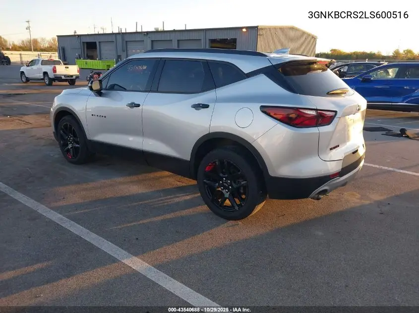 3GNKBCRS2LS600516 2020 Chevrolet Blazer Fwd 2Lt