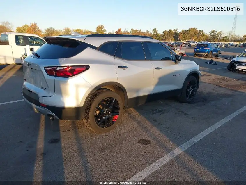 3GNKBCRS2LS600516 2020 Chevrolet Blazer Fwd 2Lt