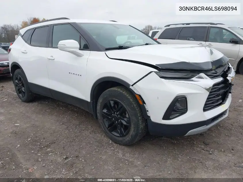 3GNKBCR46LS698094 2020 Chevrolet Blazer Fwd 2Lt