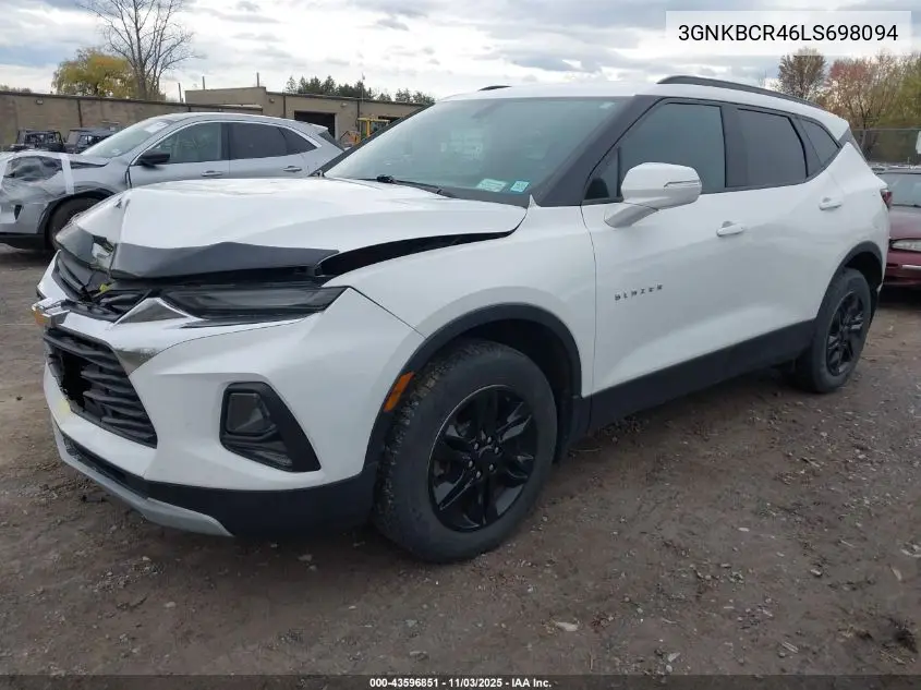3GNKBCR46LS698094 2020 Chevrolet Blazer Fwd 2Lt