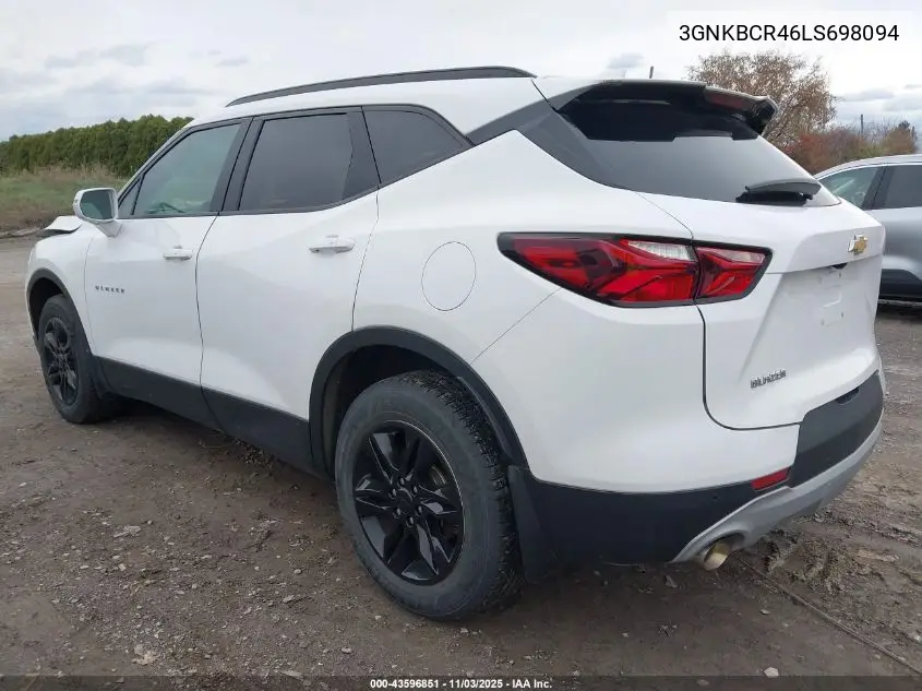 3GNKBCR46LS698094 2020 Chevrolet Blazer Fwd 2Lt