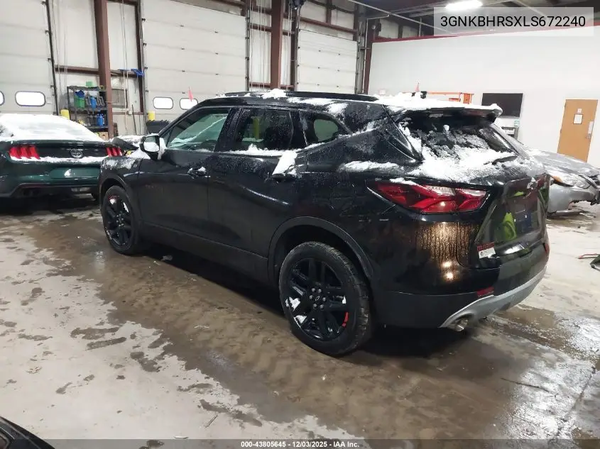 3GNKBHRSXLS672240 2020 Chevrolet Blazer Awd 2Lt