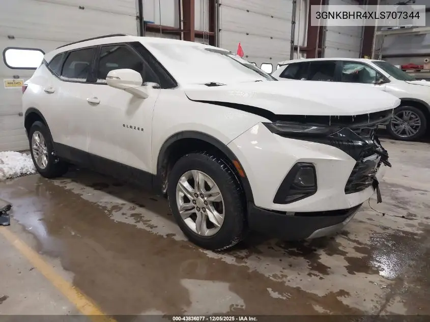 3GNKBHR4XLS707344 2020 Chevrolet Blazer Awd 2Lt
