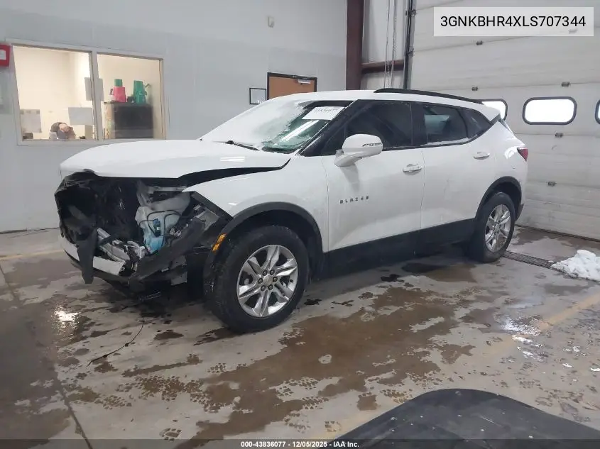 3GNKBHR4XLS707344 2020 Chevrolet Blazer Awd 2Lt