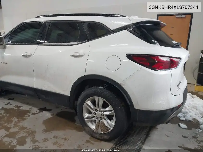 3GNKBHR4XLS707344 2020 Chevrolet Blazer Awd 2Lt