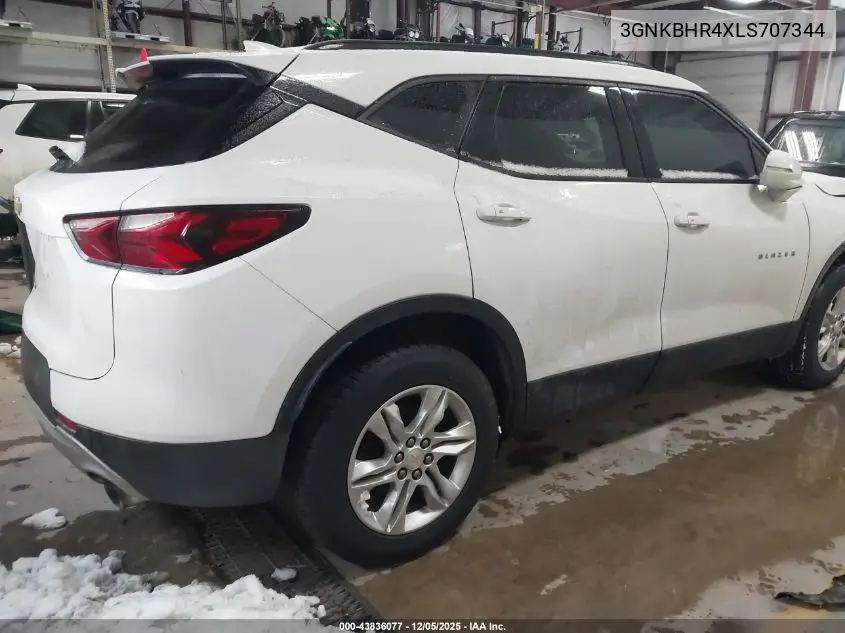 3GNKBHR4XLS707344 2020 Chevrolet Blazer Awd 2Lt