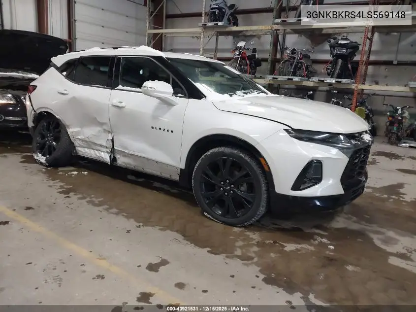 3GNKBKRS4LS569148 2020 Chevrolet Blazer Awd Rs