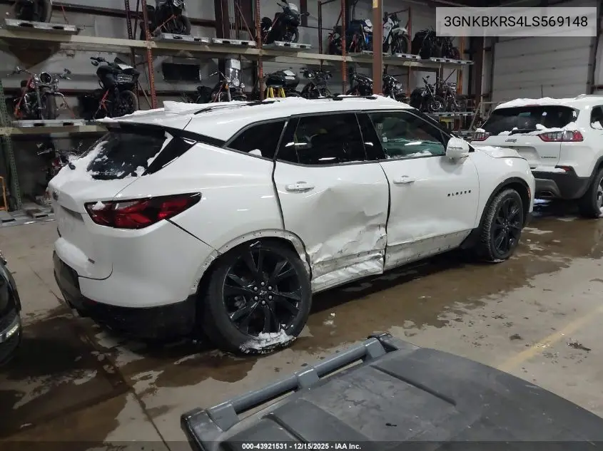 3GNKBKRS4LS569148 2020 Chevrolet Blazer Awd Rs
