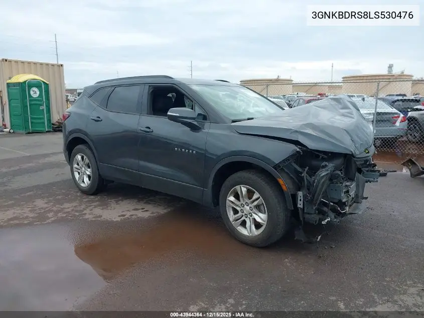 3GNKBDRS8LS530476 2020 Chevrolet Blazer Fwd 3Lt