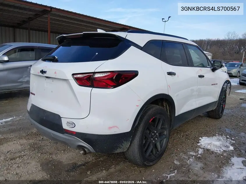 3GNKBCRS4LS700567 2020 Chevrolet Blazer Fwd 2Lt