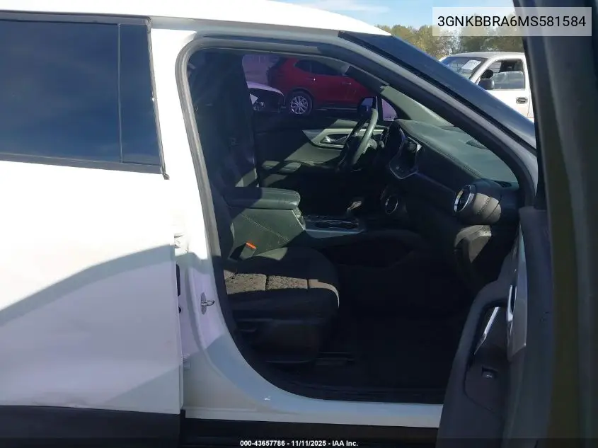 3GNKBBRA6MS581584 2021 Chevrolet Blazer Fwd 1Lt