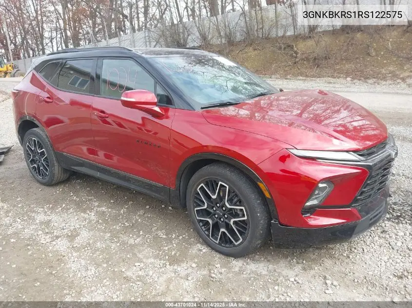 3GNKBKRS1RS122575 2024 Chevrolet Blazer Awd Rs
