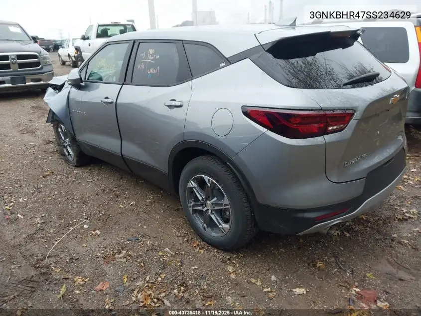 3GNKBHR47SS234629 2025 Chevrolet Blazer Awd 2Lt