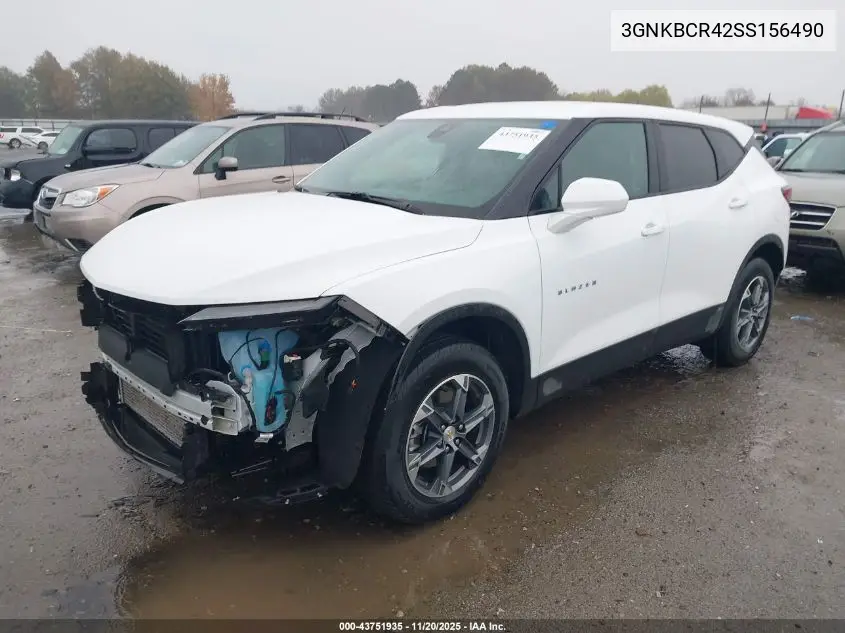 3GNKBCR42SS156490 2025 Chevrolet Blazer Fwd 2Lt
