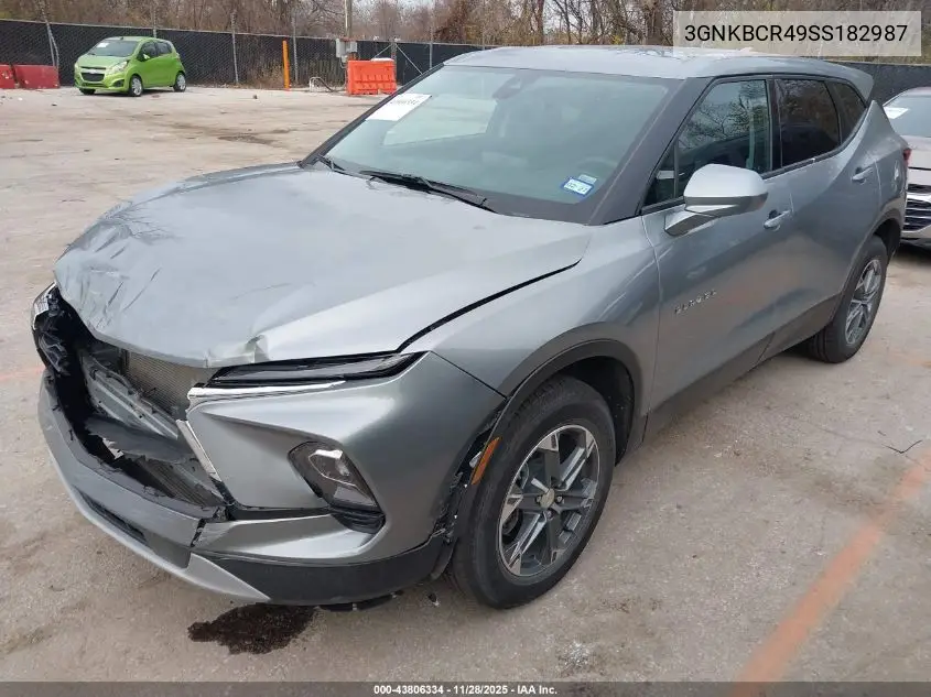 3GNKBCR49SS182987 2025 Chevrolet Blazer Fwd 2Lt
