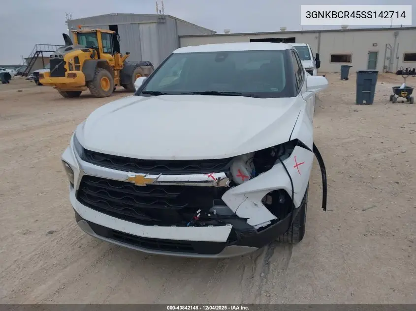 3GNKBCR45SS142714 2025 Chevrolet Blazer Fwd 2Lt