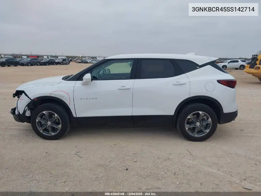 3GNKBCR45SS142714 2025 Chevrolet Blazer Fwd 2Lt